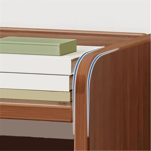 Bookcase Multipurpose Artificial Board Storage Rack Tabletop Open Bookshelf Modern in Kuwait