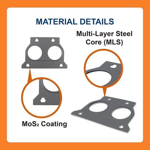 BTS-ISXEXHKIT Exhaust Manifold Gasket Kit, Compatible with Cummins ISX15, Aftermarket Replacement for OEM #3682710, #3682940, Kit de Juntas del Colector de Escape in Kuwait