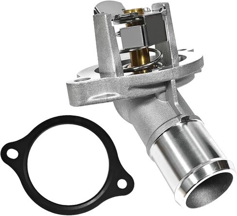 Engine Coolant Thermostat Housing Assembly Fits for Buick Encore Chevy Cruze Equinox Malibu Trax GMC Terrain 1.4L 1.5L 2016-2022 12673413, 902-2124, 12656949 in Kuwait