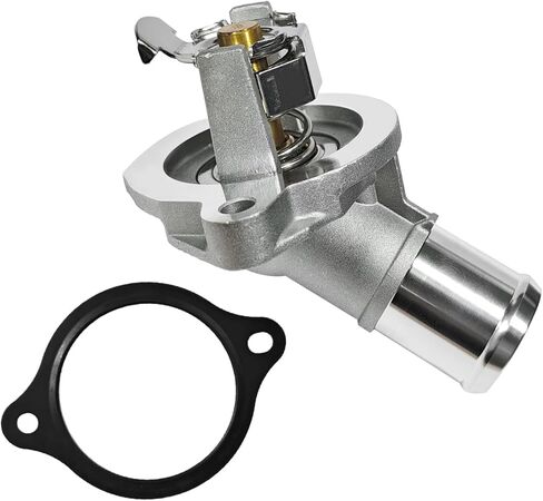 Engine Coolant Thermostat Housing Assembly Fits for Buick Encore Chevy Cruze Equinox Malibu Trax GMC Terrain 1.4L 1.5L 2016-2022 12673413, 902-2124, 12656949 in Kuwait