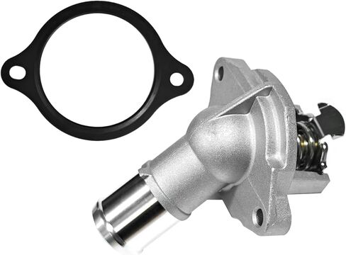 Engine Coolant Thermostat Housing Assembly Fits for Buick Encore Chevy Cruze Equinox Malibu Trax GMC Terrain 1.4L 1.5L 2016-2022 12673413, 902-2124, 12656949 in Kuwait