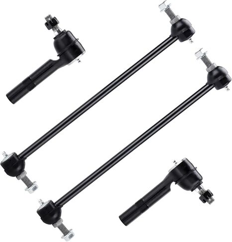 Front Lower Control Arm with Ball Joint Assembly + Sway Bars Outer Tie Rods Suspension kit for Buick Enclave 2008-2017 for Chevrolet Traverse 2007-2016 GMC Acadia Saturn Outlook K621231 K621232 in Kuwait