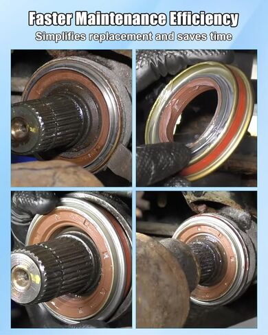 مجموعة سدادة المحور الخلفي وحلقة O مناسبة لسيارة Ford Super Duty F-250 F-350 1999-2024 Transit 150 250 350 2015-2019 Excursion 2000-2005 استبدال 370247A 2C3Z-1177-AA 2C3Z-1177-AB، ختم العجلة الداخلية in Kuwait