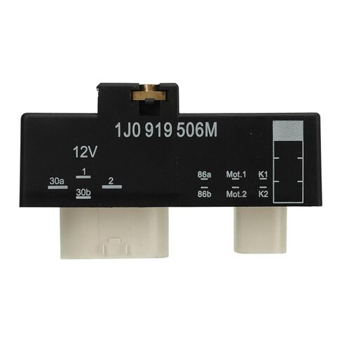 Drfeify Radiator Fan Control Relay Cooling Fan Switch 12V Relay Replacement 1J0919506M with ABS Material 4 Pin and 6 Pin for in Kuwait