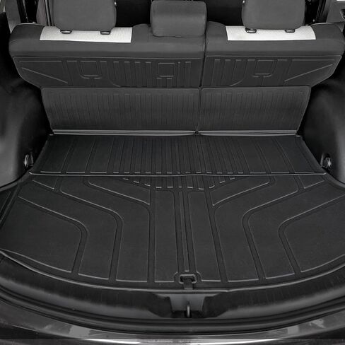 حصيرة شحن لسيارة Toyota RAV4 Gas 2013-2018، تغطية كاملة لجميع الأحوال الجوية مع واقيات مسند الظهر لملحقات Toyota RAV4 (غير مناسبة للنماذج الهجينة) in Kuwait