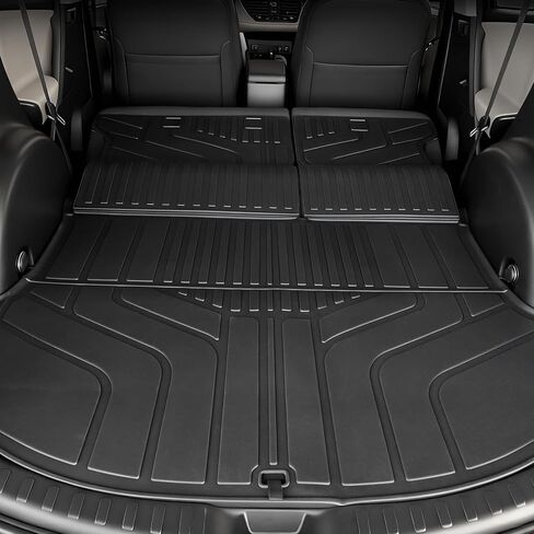 حصيرة شحن لسيارة Toyota RAV4 Gas 2013-2018، تغطية كاملة لجميع الأحوال الجوية مع واقيات مسند الظهر لملحقات Toyota RAV4 (غير مناسبة للنماذج الهجينة) in Kuwait