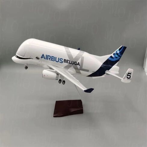 ANDSYYDS 1/150 Scale 42 CM (18inches Long) Beluga A300-600ST Airplane Model Kit with Table Stand for Aviation Enthusiast Gift or Display Decorations in Kuwait