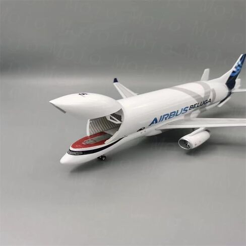 ANDSYYDS 1/150 Scale 42 CM (18inches Long) Beluga A300-600ST Airplane Model Kit with Table Stand for Aviation Enthusiast Gift or Display Decorations in Kuwait