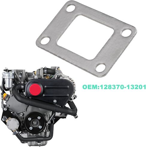SING F LTD Mixing Elbow Assembly Mounting Gasket 128370-13201 Compatible with Yanmar 3GM HM YM Series Engines in Kuwait