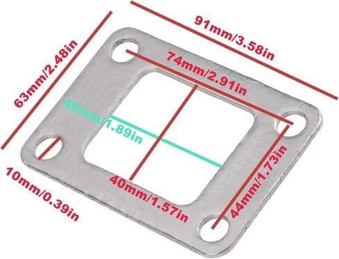 SING F LTD Mixing Elbow Assembly Mounting Gasket 128370-13201 Compatible with Yanmar 3GM HM YM Series Engines in Kuwait