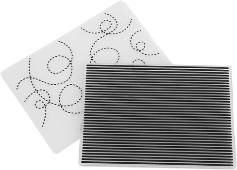 Generic Plastic Embossing Folders, DIY Craft Embossed Design Template, Raised Embossed Patterns Folders for Card Making, Ideal for Scrapbooking, Invitations & Envelopes in Kuwait
