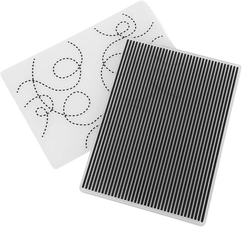 Generic Plastic Embossing Folders, DIY Craft Embossed Design Template, Raised Embossed Patterns Folders for Card Making, Ideal for Scrapbooking, Invitations & Envelopes in Kuwait
