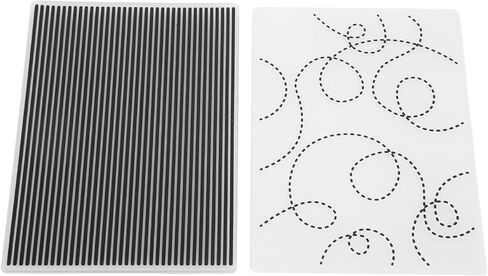 Generic Plastic Embossing Folders, DIY Craft Embossed Design Template, Raised Embossed Patterns Folders for Card Making, Ideal for Scrapbooking, Invitations & Envelopes in Kuwait