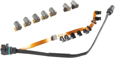 Transmission Master Shift Solenoid Kit With Ribbon Harness Compatible With 01M 1995+ Automatic Gearbox in Kuwait