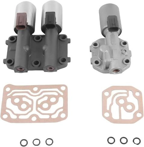 1set Auto Transmission Solenoid Pair Compatible For Honda CR-V CRV Accord Element RSX TSX 8260-PRP-014 28250-RPC-003 8260PRP014 28250RPC003 in Kuwait