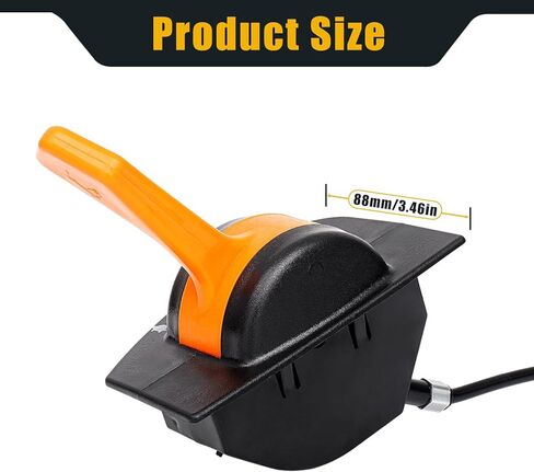 GY21983 Throttle Choke Cable Fit for John Deere D100 D105 D110 D120 Push Pull Cable for JD X105 X115R X125 X145 107S Replace GY21623 GY21307 in Kuwait