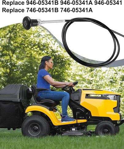 استبدال كابل الاختناق 946-05341B 746-05341B مناسب لجزازة العشب CUB CADET Pro Z X HW in Kuwait