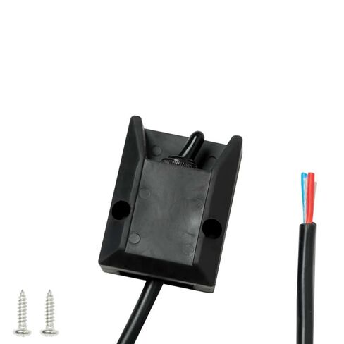 مفتاح تبديل مقاوم للماء شديد التحمل SPST ON/Off 2 Pin Latching Rocker Switch مع سلك 2 قدم 12 فولت 30 أمبير متوافق مع الأنظمة البحرية وRV والسيارات والقوارب الكهربائية مفتاح تبديل سلكي in Kuwait