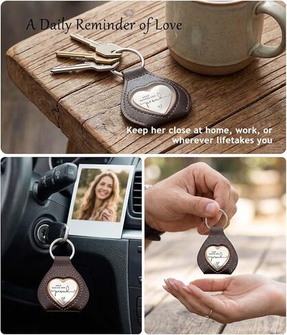 Memorial Gift for Daughter Son, Keep Making Her Proud Heart Hug Keychain, Sympathy Bereavement Keepsake for Loss of Mom Grandma, Comfort Reminder Token for Grief, In Memory Gift for Hard Days (Her) in Kuwait