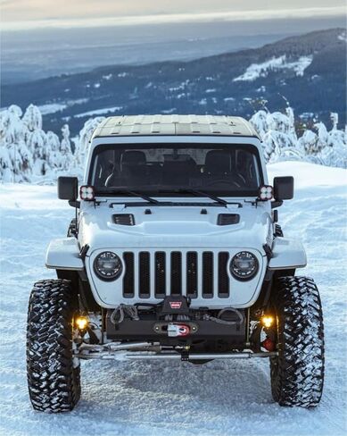 Gatekeeper Off-Road JL JT Steerable Knuckle Pod Light Mounts 2018-2022 Gladiator Wrangler Dana 30/44 Axles (Without Lights) in Kuwait