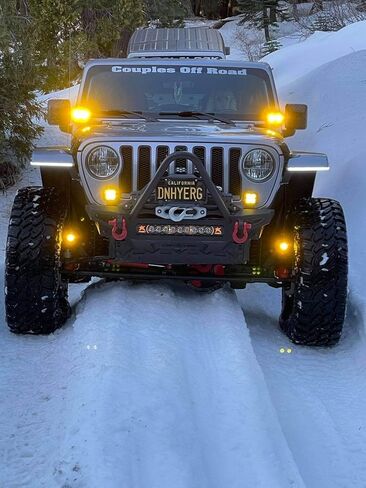 Gatekeeper Off-Road JL JT Steerable Knuckle Pod Light Mounts 2018-2022 Gladiator Wrangler Dana 30/44 Axles (Without Lights) in Kuwait