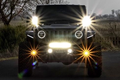 Gatekeeper Off-Road JL JT Steerable Knuckle Pod Light Mounts 2018-2022 Gladiator Wrangler Dana 30/44 Axles (Without Lights) in Kuwait