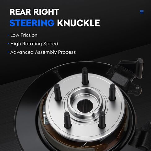 Rear Right Steering Knuckle & Wheel Bearing Hub Assembly Fit for Ford Explorer 2006-2010,for Mercury Mountaineer 2006-2010, for Explorer Sport Trac 2007-2010, Passenger Side in Kuwait