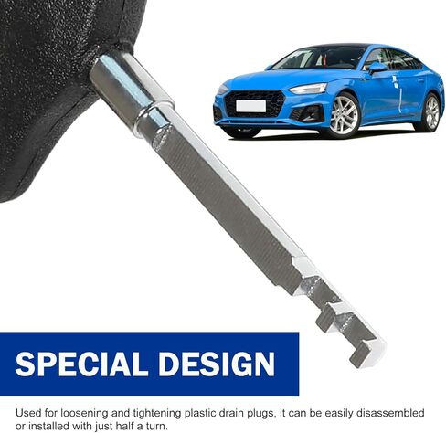 Electrical Service Tool Connector Removal Tool, T-shape Wiring Harness Plug Extraction Tool, Wiring Connector Removal Tools, Screw Removal Plug Extraction Tool for VW Audi (Black) in Kuwait