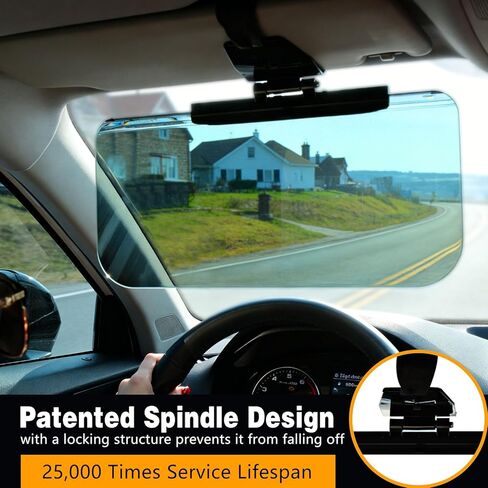 Sun Visor Extender for Car, Adjustable Visor Extender Sun Blocker, Polarized Car Sun Visor, Driving Extension for Glare/UV, Clip on Sun Visors in Kuwait