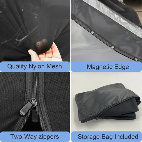 Car Tailgate Screen for AAA,Car Camping Tailgate Mesh Screen Ventilation Breathable and Anti-Mosquito Easy Installation in Kuwait