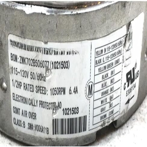 Replacement for Broad-Ocean ZWK702B506077 ECM Module ONLY 1021614 KMSAH013C104 120V Used #W288 Compatible with ZWK702B506077. in Kuwait