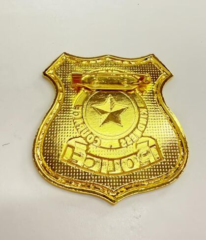 Police Cosplay Props，Cop Badge，Security Badge，Gift for Police Cosplayers in Kuwait