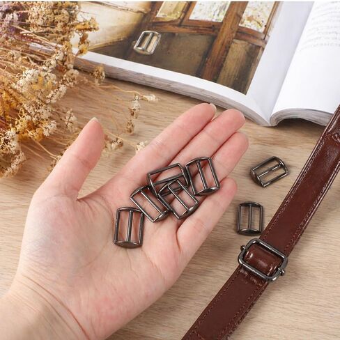 10 Pcs Metal Baseball Cap Buckle Alloy Tri-Glide Slides Buckles Adjustable Cap Strap Adjuster Baseball Hat Adjustment Buckle for Hat Purse Bag Backpack Making in Kuwait