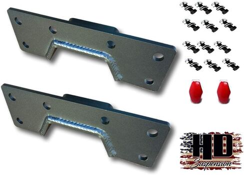 مجموعة C-Notch لـ 1965-1979 F100 وF150 | طقم إسقاط ذو إطار خلفي عالي التحمل مثبت على شكل حرف C | خفض دعم التعليق | صنع في الولايات المتحدة الأمريكية هيكل فولاذي in Kuwait