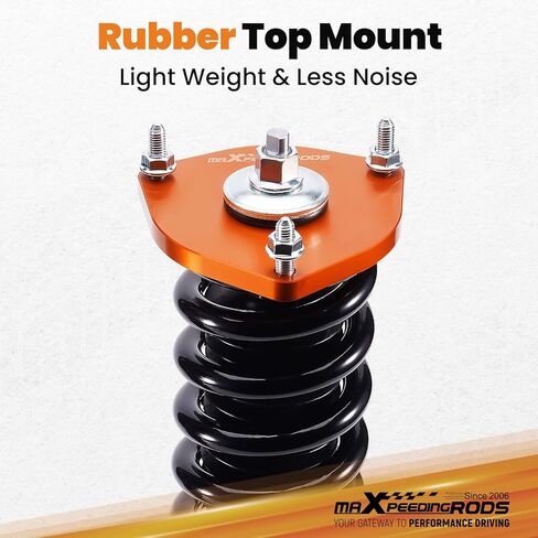 كويلوفيرس maxpeedingrods لسيارة إنفينيتي M35x M45x 2006-2010 AWD، لسيارة إنفينيتي G35x 2003-2008 AWD، لسيارة إنفينيتي G37x 2008-2013 AWD. طقم تعليق كويلوفيرس كامل الارتفاع قابل للتعديل، طقم خفض ذهبي in Kuwait