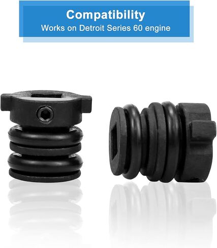 Unifizz Injector Cup Remover Installer Tool for Detroit 60 Series, Injector Nozzle/Cup/Sleeve/Tube Remover Installers Replace J-46904 & J-48824 in Kuwait