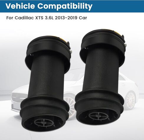 أكياس زنبركية للتعليق الهوائي الخلفي متوافقة مع كاديلاك XTS 3.6L V6 2013-2019 23152718 23116448 84104205 23467661 84252215، قطعتان in Kuwait