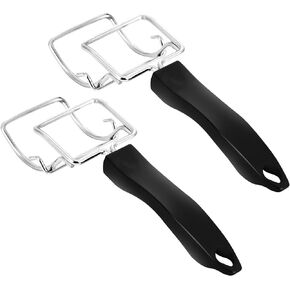 Dimber Tray Extractor for Air Fryer - Grills Extractor for Kitchen Oven - Each Holds Up to 10 lbs - Oven Rack Puller - Air Fryer Accessories - Tray/Grill Push, Pull and Lift Tools (2-Pack)