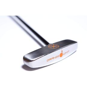 Orange Whip Putter Blade Made in USA, Golf Swing Trainer for Putting, 35"