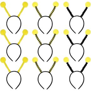 9 عبوات من عصابات الرأس الإبداعية اللطيفة على شكل النحلة وأربطة شعر بوم بوم بوبرز لحفلات الهالوين والإكسسوارات التنكرية، 3 أنماط in Kuwait