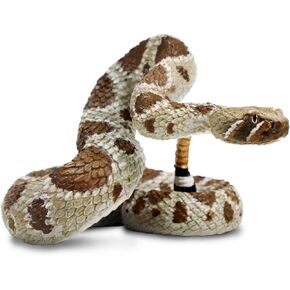 Safari Ltd. Western Diamondback Rattlesnake Figurine - Realistic 5.75" Model Figure - Educational Toy for Boys, Girls, and Kids Ages 3+