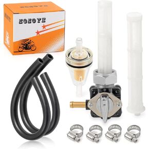 Fuel Valve Petcock 22mm Left exit For Harley FLST FXST FLT FXD 1995-2001 61338-94D VACUUM SYSTEM Petcock