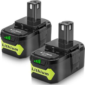 Upgraded 7.0Ah P108 18V Battery Compatible with Ryobi 18V ONE+ Battery Replacement P108 P107 P105 P104 P103 Cordless Tool Batteries 2Packs