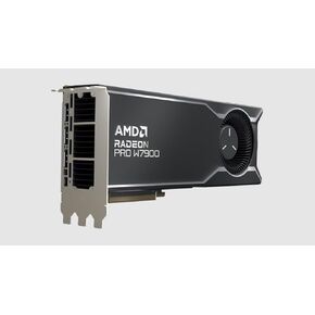 AMD Radeon™ Pro W7900, Professional Graphics Card, Workstation, AI, 3D Rendering, 48GB GDDR6, DisplaPort™ 2.1, AV1, 61 TFLOPS, 96CUS, 295W TDP, 8K