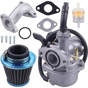 JINGKE PZ19 Carburetor with 35mm Air Filter for 50cc 70 90 110cc DR50 CRF XR 50 APOLLO 125CC coolster kazuma 110 Taotao Buyang Coolsport Redcat Peace Baja Chinese ATV Quad Go Cart Dirt Bike Parts