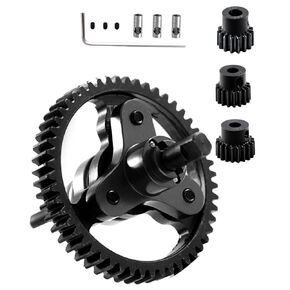 Upgrades Part for 1/10 Slash 4X4/VXL Stampede 4X4/VXL Rustler 4X4/VXL,Slipper Clutch Eliminator 53T Spur Gear with Pinions Gears Set(15T 17T 19T),Hardened Steel RC Upgrades,#6878,Navy Blue