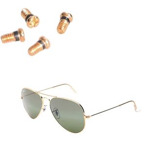Replacement Black Screws for Aviator RB3025 3025 Sunglasses Repair Kit (Set of 4),Screwdriver