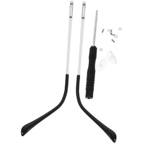 1 Pair Glasses Arm Replacement Glasses Repair Kit Eyeglasses Parts Glasses Parts Replacement Eyeglasses Arm Eyeglass Replacement Temple Universal Glasses Frames Metal