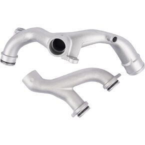 LR090630 LR092992 Aluminum Thermostat Top Crossover Hose Fits for Jaguar Land Rover 2014-2016 LR4 2010-2022 Range Rover Sport 3.0L 5.0L 2010-2021 Range Rover 2017-2020 Discovery.