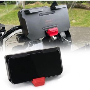 for BMW R1300GS R1200GS R1250GS ADV F900R F900XR S1000XR F700GS F750GS F800GS F850GS ADV CRF1000L New Motorcycle GPS Phone Holder Wireless Fast Charging Navigation Bracket Stand Twin USB end